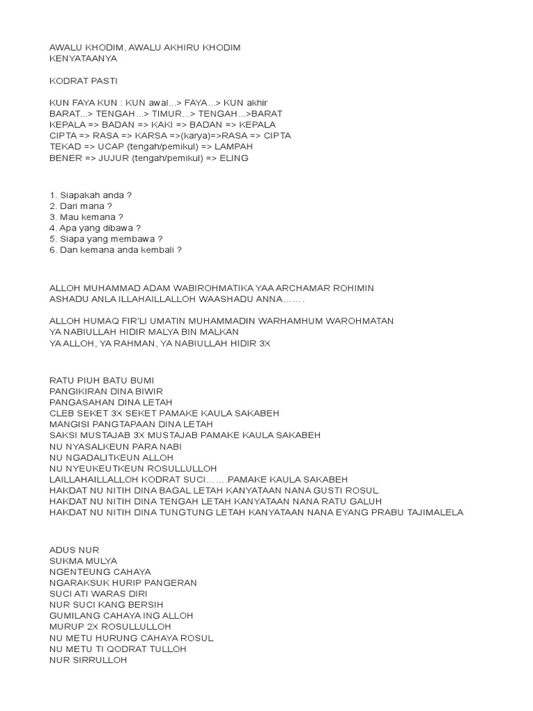 Kodrat Pasti | PDF