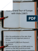 Rizal's Grand Tour of Europe With Viola