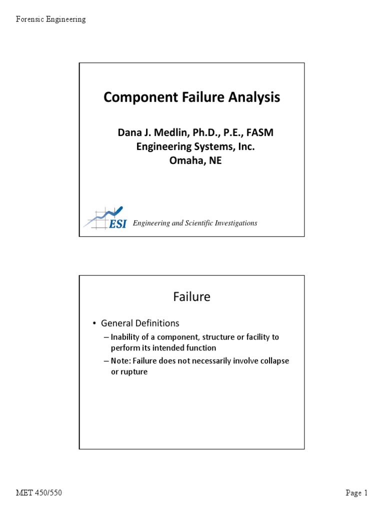 Forensic Engineering: Failure Analysis Guide | PDF | Fracture | Corrosion