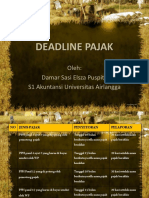 DEADLINE PERPAJAKAN