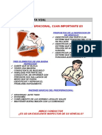 Tres Elementos de Una Buena Inspeccion, Preoperacional