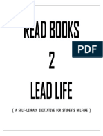 Read Books 2 Lead Life: (A Self-Library Initiative For Students Welfare)