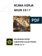 Renja Kelurahan Wates 2017