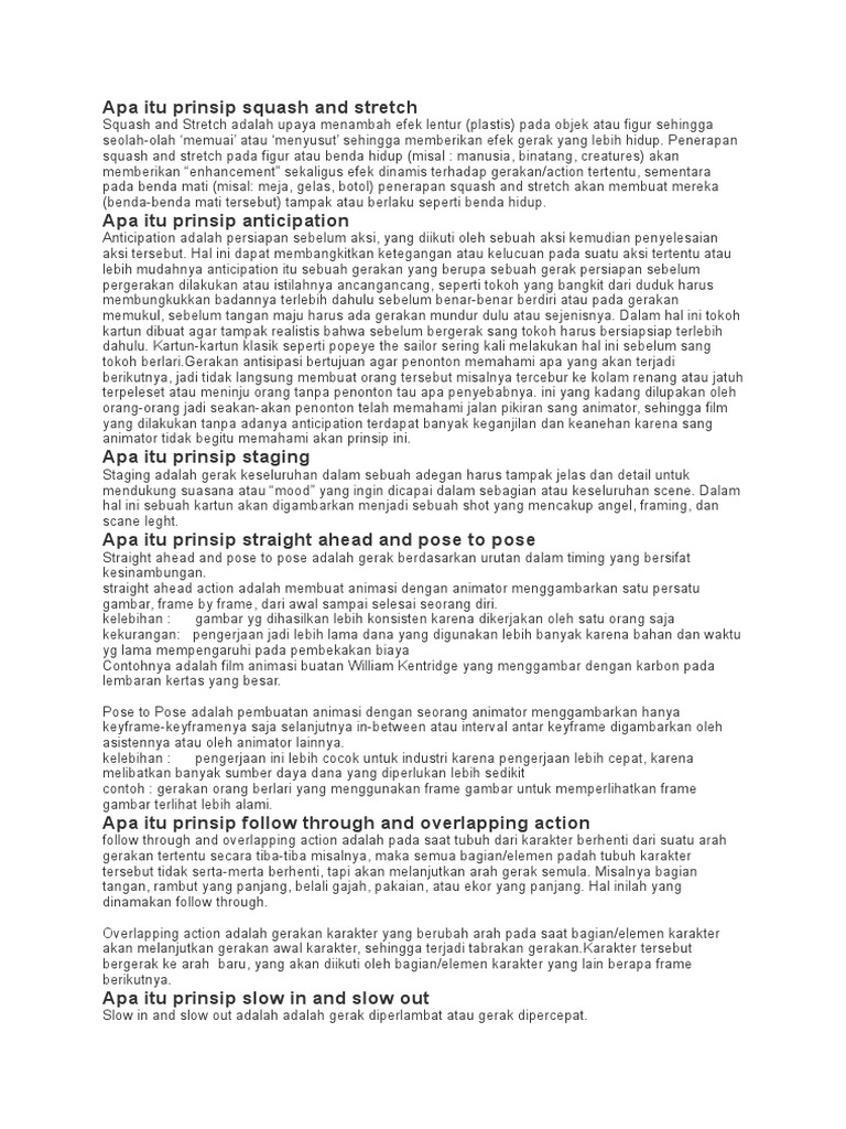 Apa Itu Prinsip Squash and Stretch | PDF