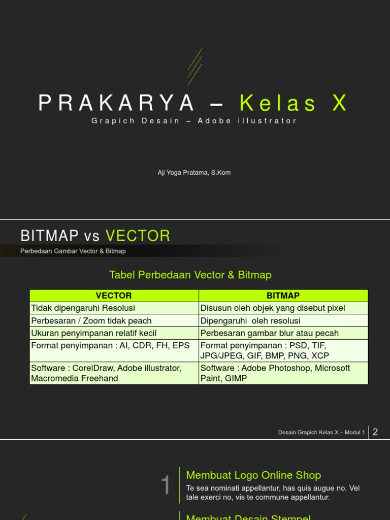 Desain Graphic Kelas X Adobe Photoshop Adobe Illustrator