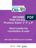 Informe Por Colegio Genérico 2015