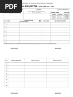 Ball Badminton Entry Form