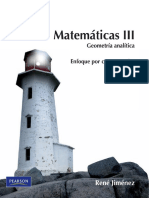 Matemáticas III, Geometría Analítica-René Jiménez