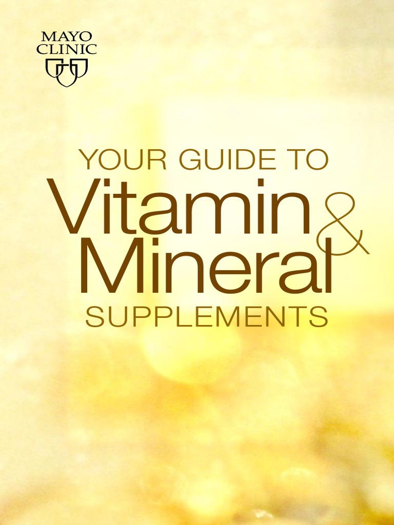 Vitamin & Mineral Supplement Guide | PDF | Vitamin | Dietary Supplements