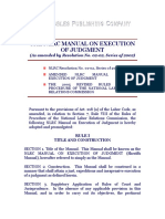 Amended NLRC MANUAL ON EXECUTION OF JUDGMENT by Resolution No. 02-02, Series of 2002 PDF