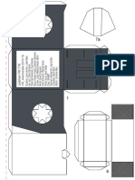 Paper Model PR 776 Parts