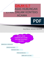 Asas-Asas Hubungan Etnik Dalam Konteks Agama