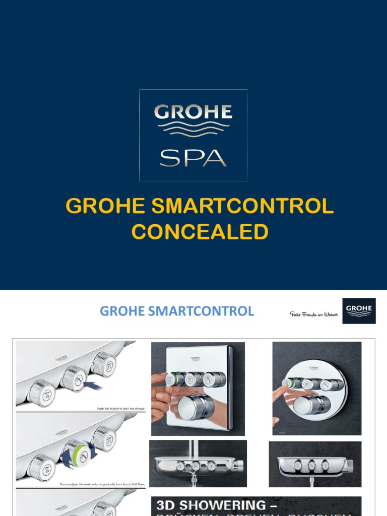 GROHE SmartControl Shower Systems | PDF | Valve | Thermodynamics