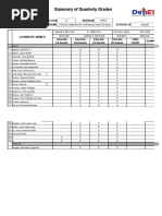 Grade Sheets