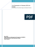 Standard Form For Expression of Interest (EOI) For Consultancy Services