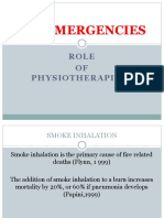 Emergencies: Role OF Physiotherapists