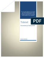 Presentation On Talend MDM by Bhushan Maindarkar