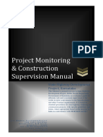 Project Monitoring & Construction Supervision Manual - Jan2013