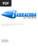 Barracuda NG Firewall Admin Guide