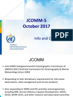 JCOMM-5: Joint WMO-IOC Technical Commission for Oceanography and Marine Meteorology Session Five