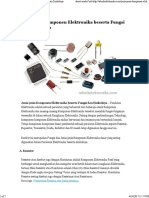 Jenis-Jenis Komponen Elektronika Beserta Fungsi Dan Simbolnya