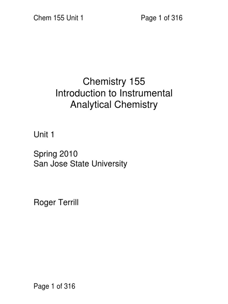 Analytic Chem PDF Infrared Spectroscopy Errors And Residuals