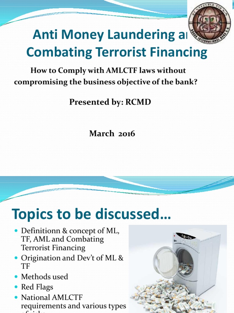 AML CTF Training Addis & Samri | PDF | Money Laundering | Crime & Violence