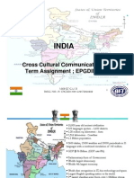India: Cross Cultural Communication End Term Assignment EPGDIM09-11