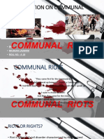 Presentation on Communal Riots