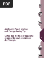 Download Appliance Model Listings and Engery Savings by rwappliance SN35701583 doc pdf