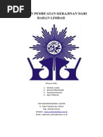 Download Laporan Pembuatan Kerajinan Dari Bahan Limbah by yuda aditya SN357017110 doc pdf