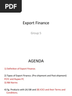 Export Finance: Group 5