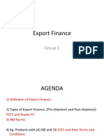 Export Finance: Group 5
