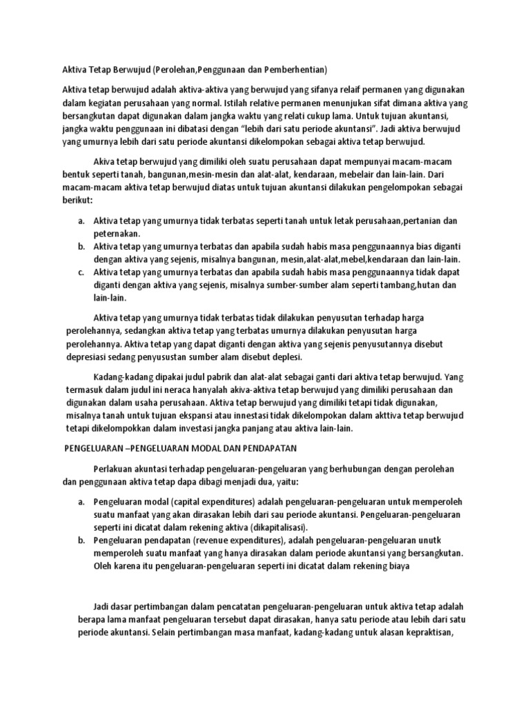 Aktiva Tetap Berwujud Pdf