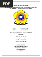 Penyelesaian Sistem Persamaan Linear Dengan Metode Gauss Jordan, Lu Gauss Dan Gauss Seidel