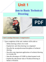 Unit 1. Introduction To Basci Technical Drawing