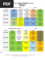 Horário Noturno Semestral 2017-2-0