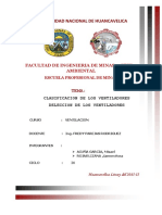 Clasificación de Los Ventiladores