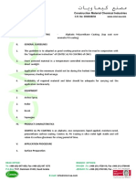 CMCI Aliphatic PU coating application