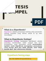 Hipotesis 1 sampel