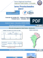 Indicadores Prestacionales SIS 2017