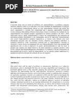 Resiliencia e Empreendedorismo