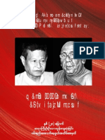 Booklet of Debate Between U Oo Thar Htwan&Ashin Nyanisara by AASYC - 2
