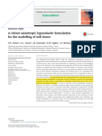 A Robust Anisotropic Hyperelastic Formulation For The Modelling of Soft Tissue