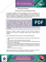 Evidencia2 Implementacion de - Las TIC en Las Actividades Formativas PDF