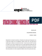 Ensayo - Situacion Economica y Financiera Actual Del Pais