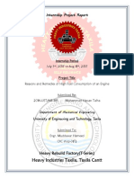 Heavy Industries Taxila, Taxila Cantt: Internship Project Report