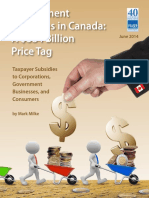 Government Subsidies in Canada A 684 Billion Price Tag PDF