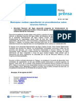 Nota de Prensa #164-2017 - AAA CAPLINA OCOÑA