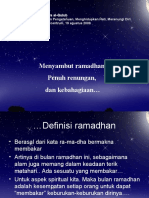 Menyambut Ramadhan